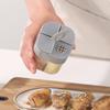 Frasco Sazonador Cuatro en Uno con Tapa Portátil para Exteriores, Barbacoa, Sazonador de Cuatro Compartimentos, Sabor No Cuerda, Transparente, Caja Sazonadora Integrada