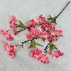 Nuevo arreglo floral de flores artificiales Serie 45, flor de cerezo artificial, flor de seda hecha a mano, adornos de decoración floral DIY para el hogar