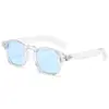 Novos Óculos de Sol da Moda Europeus e Americanos Transfronteiriços para Motoristas, Lentes Gradientes Personalizadas com Tachinhas de Arroz