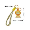 Colgante llavero de elefante y jirafa de dibujos animados, decoración para mochila de estudiante, pequeño regalo promocional, venta al por mayor de figuritas de animales pequeños