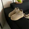 Botas de Nieve Henan Sangpo Suela Gruesa Bota Tipo Calcetín Estilo Étnico 20597