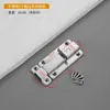Perno de resorte automático de acero inoxidable pestillo de perno de seguridad manual para puerta accesorios de ventana de ingeniería escolar cerradura de baño de madera