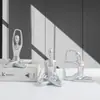 Set de Tres Figuras de Lujo Ligero con Temática de Yoga y Danza para Maquetas de Dormitorios, Salas de Estar, Estudios y Decoración de Hoteles