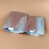 Bolsas Autoportantes Auto-Sellables con Cierre de Cremallera de Papel de Aluminio en Stock, Bolsas de Sellado para Empaque Espesadas de Película de Aluminio Puro al por Mayor