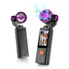 Gimbal de Mano para Cámara con Ventilador, Lente Giratorio, Portátil de Bolsillo, Grabadora de Vlog para Llevar, Barato al por Mayor