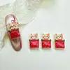 Série de Natal Transfronteiriça Decorações para Unhas Adesivos de Resina DIY Árvore de Natal Boneco de Neve Sino Chapéu Acessórios para Unhas
