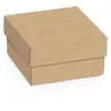 Caixa de presente (com tampa) Mini Quadr.Kraft G 12X12X4Cm