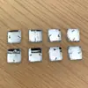 Accesorios para Joyería DIY Malla con Superficie de Imitación Forma de Lágrima Acrílico de Fondo Plano Pedrería Cuadrada