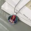 Accesorios de Collar K-Pop de Grupo de Chicas Cazadoras de Brujas Más Vendidos Transfronterizos Collar con Colgante de Piedra del Tiempo Collar de Piedra Preciosa Fábrica al por Mayor