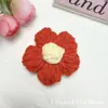 Flor de lã de 7cm flor de bolha crochê à mão presilha de cabelo acessório para headwear DIY acessórios para roupa chapéu bolsa