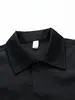 Camisa de trabajo estilo japonés para hombre, corte holgado, manga larga, camisa casual vintage para primavera y otoño, negra, caqui, verde, chaqueta versátil
