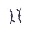 Pinzas de Cocodrilo para Peluquería, Clips de Plástico para Permanente y Tinte de Salón de Belleza, Clips Negros para el Cabello, Herramientas para Seccionar el Cabello