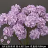 Flor de Simulación Hortensia Piruleta Hortensia Decoración del Hogar Material para Arreglo Floral Arte Floral de Boda Flor Bola de Nieve Flor Artificial