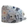 Gorro de Trabajo para Clínica Transfronteriza, Gorro Quirúrgico de Copa Redonda, Gorro sin Visera para Personal Médico, Gorro con Amarre Trasero, Gorro Protector