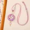 Novo colar com pingente de borboleta e lótus estilo chinês, fecho Ruyi DIY, broche de cheongsam, decoração para carro e bolsa