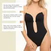 Hermoso body de lencería de una pieza con espalda descubierta y cortes (Versión de una sola capa) Lencería Sexy de una Pieza con Escote en V Profundo y Tirantes, Moda y Comodidad