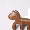 Festival del Año del Caballo Sandalia Pequeña con Forma de Caballo Peine de Masaje de Sándalo, Peine Pequeño con Forma de Caballo para Meridianos del Cuero Cabelludo y la Cabeza, Peine Portátil para Terapia de Cabeza