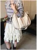 Bolso tote de gran capacidad estilo coreano, bolso cruzado, bolso de mujer, bolso de mano simple casual para el día a día, bolso de hombro ligero