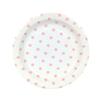 Prato de papel descartável, utensílios de mesa para piquenique, festa de aniversário infantil, arranjo de mesa de sobremesas, prato de frutas, prato quadrado, coleção de pratos