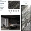 Pared de Fondo de TV de Piedra Sinterizada 1200x2700 Encimera de Piedra Sinterizada Baldosa de Mármol Blanco Veta Continua Piedra Sinterizada al por Mayor