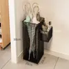 Suporte de guarda-chuva para casa prateleira de guarda-chuva de porta recipiente para guarda-chuva porta de entrada recipiente para guarda-chuva com dreno suporte de guarda-chuva doméstico