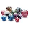 Paquete de 100 cuentas de resina para manualidades, accesorios de joyería hechos a mano, cuentas redondas sueltas con pintura de tinta de colores variados, venta al por mayor