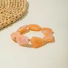 Pulsera Bohemia Irregular de Acrílico Retro Europea y Americana Colorida, Accesorio de Mano Personalizado con Diseño Único
