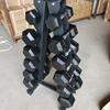 Suporte para halteres, ginásio, suprimentos de ginástica para casa, suporte para halteres de ferro puro, rack para armazenamento de halteres, rack para halteres para academia