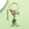 Diseño Creativo Plata Vintage Saxofón Cinta Musical Llavero Transfronterizo Más Vendido Colgante de Bolsa Pequeño Accesorio