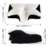 Almohada de Mariposa Transpirable para Protección del Cuello Almohada de Memoria de Mariposa para Dormir Columna Cervical Núcleo de Espuma Viscoelástica de Rebote Lento