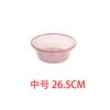 Lavabo de plástico redondo transparente para el hogar, lavabo simple para estudiantes, lavabo para lavar ropa, lavabo para cocina, lavabo para lavar verduras
