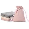 Bolsa de almacenamiento de joyas, cosméticos, portátil, con cordón, bolsa de regalo de alta gama, bolsa de franela para anillos, joyas y corsés.