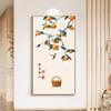 Nuevo Chinoiserie Todo Va Bien Pintura Decorativa Significado Feng Shui Pintura Colgante Entrada Aleación de Aluminio Moderno Simple Mural para Pared de Fondo