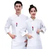 Uniforme de Chef de Hotel Manga Longa Masculino Estilo Chinês Restaurante Catering Cozinha Panificação Roupas de Trabalho Respiráveis Manga Curta