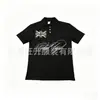 Subcultura y2k retrô vintage verão punk estampa escura camisa polo tendência high street street wear