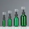 En Stock Vaso de Vidrio Marrón Botella Boston Botella Gotero Botella Atomizadora Especificaciones Dispensador de Loción Botella de Aceite Esencial Botella de Vidrio