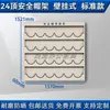 Estante para Guardar Cascos de Obra Estante para Guardar Cascos de Taller Estante para Cascos Montado en Pared de Pie