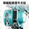 Talha Manual de Corrente com Puxador Integrado com Polia para Vigas I, Tipo Combinado com Carrinho Manual de Baixo Espaço, Ponte Rolante com Talha de Corrente Invertida Integrada