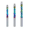 Cuchillo de recorte compuesto multicolor, broca de fresadora de aleación sólida para carpintería para recorte de tablero de densidad y tablero multicapa, recortadora y máquina de grabado