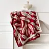 Bufanda Nueva de Imitación Cachemir con Plumas para Mujer en Otoño e Invierno, Linda y Versátil, Engrosada y Cálida, Chal y Bufanda de Doble Uso para Estudiantes, Versión Coreana