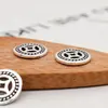 Accesorios de Plata de Ley S925 Plata Tailandesa Cuentas de Dinero Espaciador Pulsera de Hilo para Manualidades Pulsera de Cuentas de Buda Junta Material de Joyería de Plata