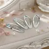 Níquel forma oval bb clipe DIY acessórios de chapelaria bb clipe acessórios diy grampo de cabelo acessórios de cabelo material clipe de gota