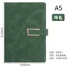 Conjunto de Caixa de Presente com Logotipo Personalizado para Caderno Caderno de Alta Qualidade com Fivela em Forma de U A5 Livro de Registro para Reuniões de Trabalho