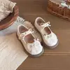 Zapatos de Cuero Lolita Nuevos de Primavera para Niñas, Zapatos Elegantes para Niñas, Zapatos de Oso para Bebé Niña, Zapatos de Princesita con Pedrería