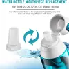 Adequado para Bocal de Sucção com Válvula de Mordida para Copo Brita Bocal Substituível Bocal Isolante Térmico Filtro Bocal de Garrafa de Água de Silicone Acessórios Anti-Queimadura