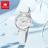 Oris Relógio Feminino Nova Marca Joia Versátil Nicho Alto Padrão Espelho Romboidal Relógio Feminino Estudante Relógio de Quartzo