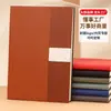 Conjunto de Presente de Caderno Transfronteiriço com Logo e Listras Verticais, Caderno para Escritório, Conjunto Criativo de Copo Térmico