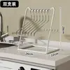 Prateleira Lateral para Máquina de Lavar Roupas Prateleira de Armazenamento Sem Furos Prateleira de Varanda Artefato de Organização Doméstica Prateleira de Metal Espessada para Pendurar