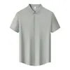 Camisa sin costuras de algodón bordado 40D 175G, 7A antibacteriana, transpirable, cómoda, ropa de trabajo, diseño unisex