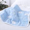 Fronha de Gaze para Bebê Algodão Puro Jacquard para Recém-Nascidos 6 Camadas Doméstica para Crianças Bebê Creche Fronha de Algodão para Bebê
